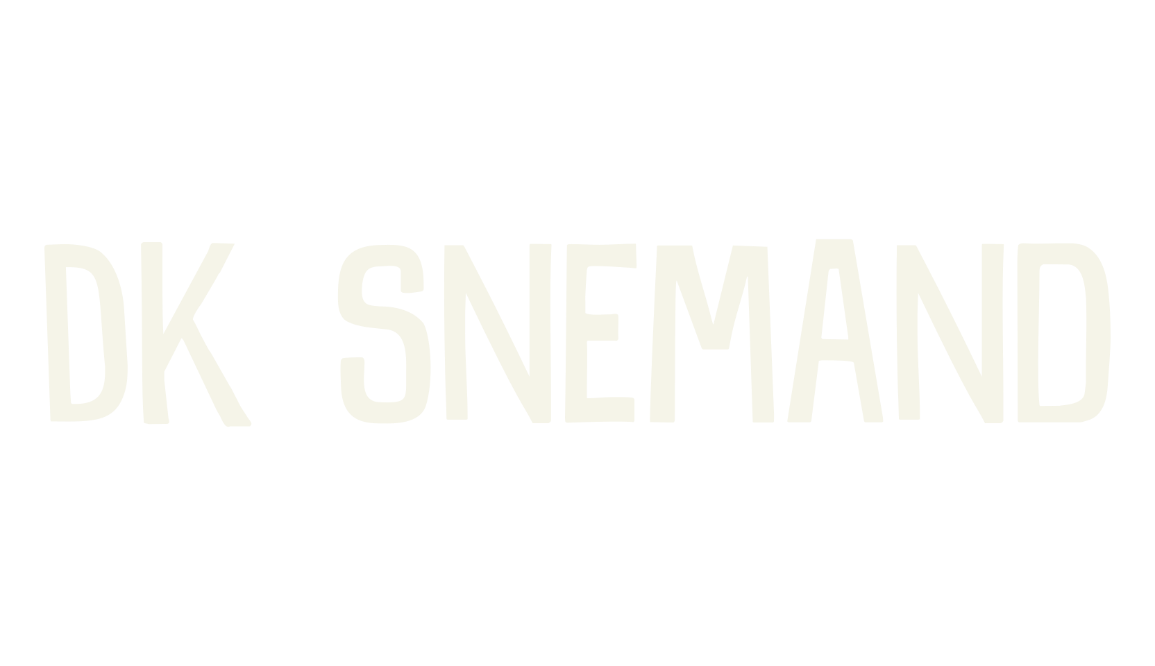 DK Snemand, display market font preview