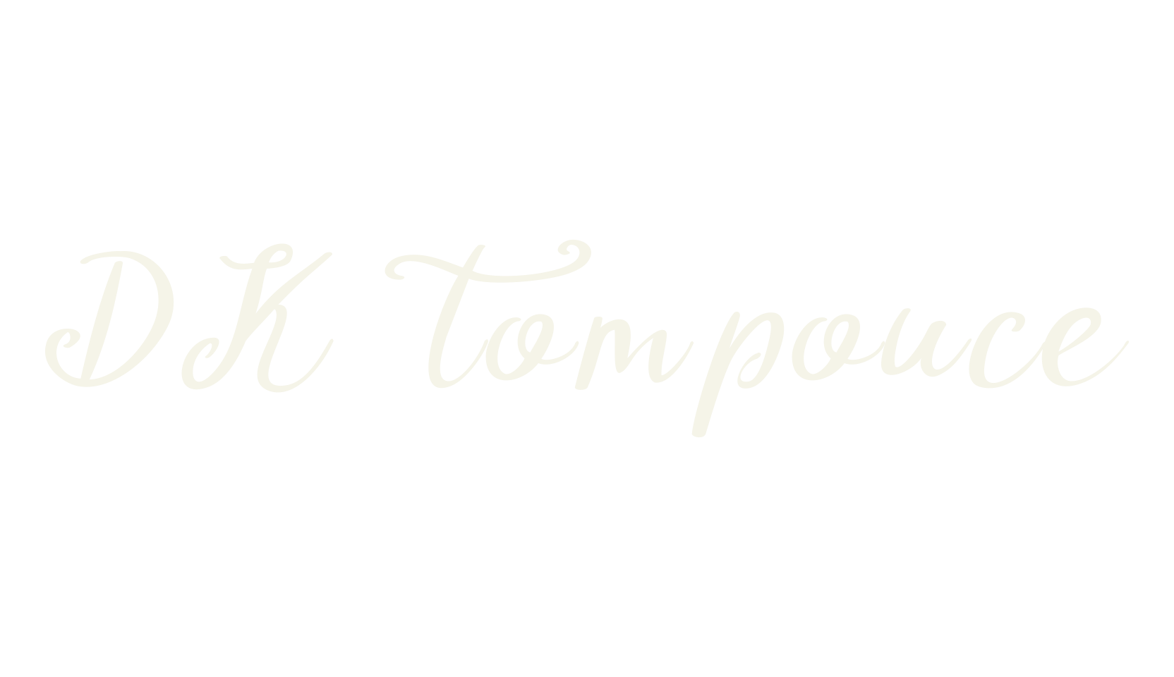 DK Tompouce, fashion script font preview