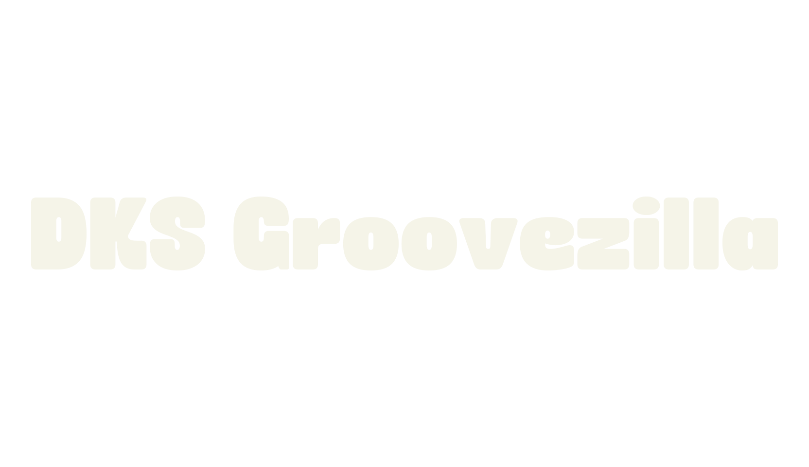 DKS Groovezilla, funky font preview