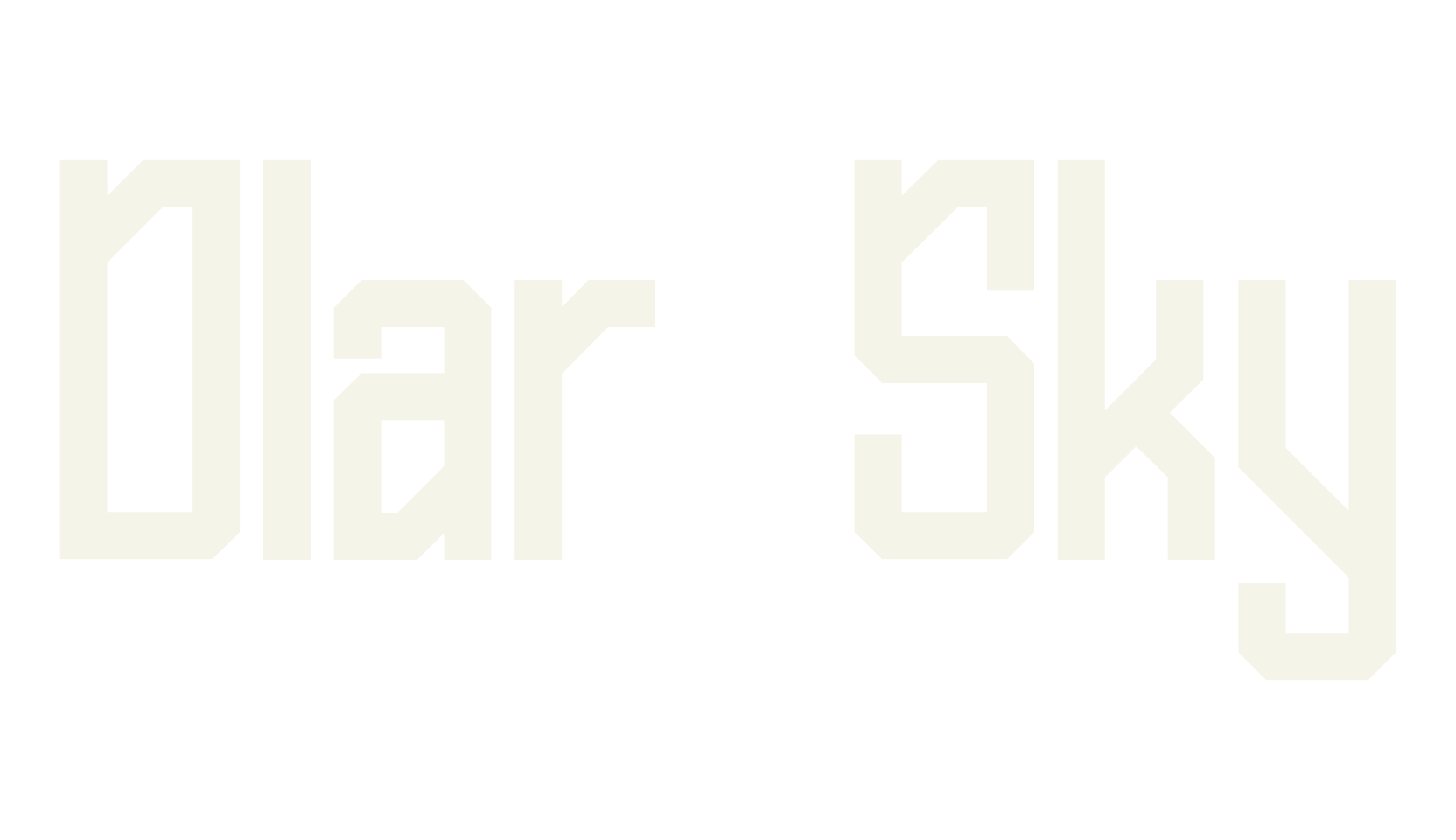 Dlar Sky, space font preview