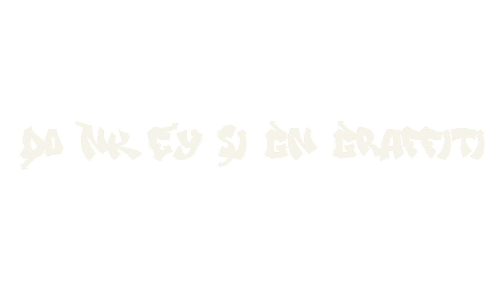 Do Nk Ey Si Gn Graffiti, graffiti font preview
