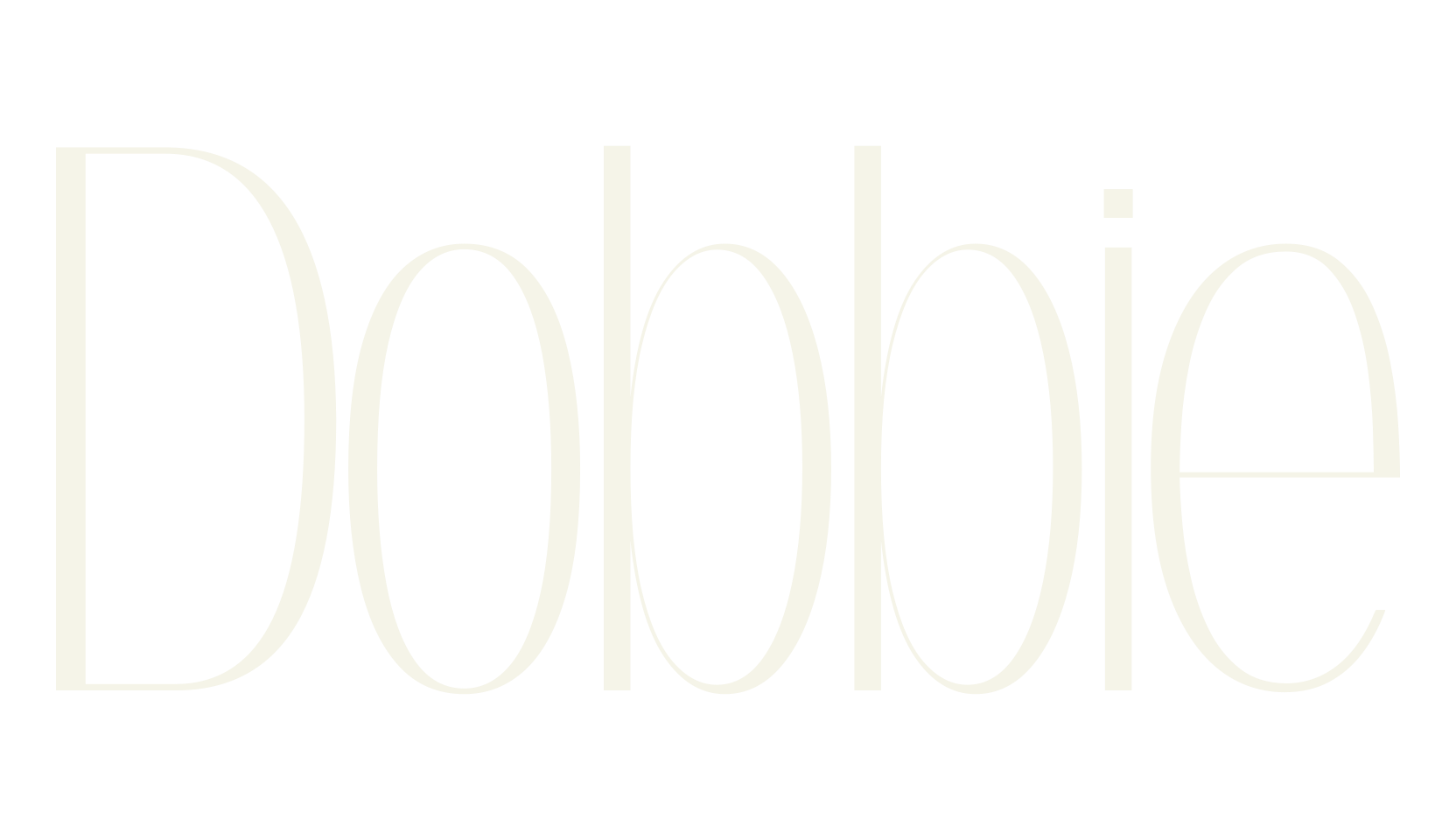 Dobbie, tall font preview