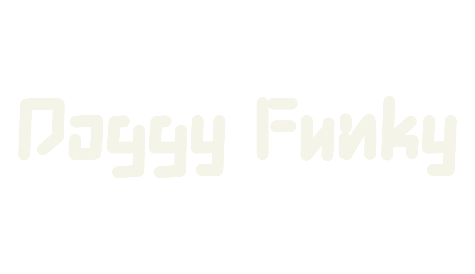 Doggy Funky, cute font preview