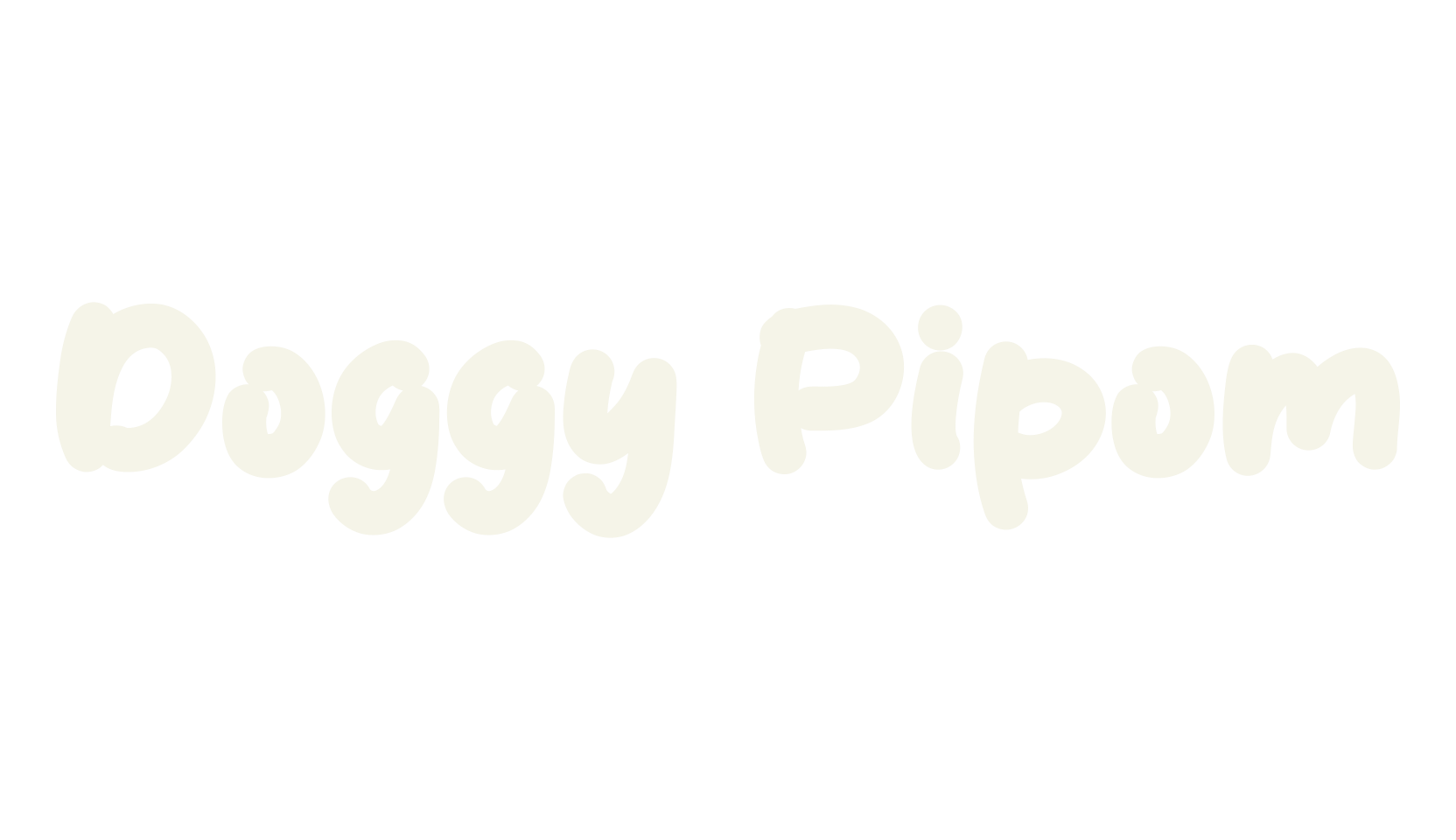 Doggy Pipom, cute font preview