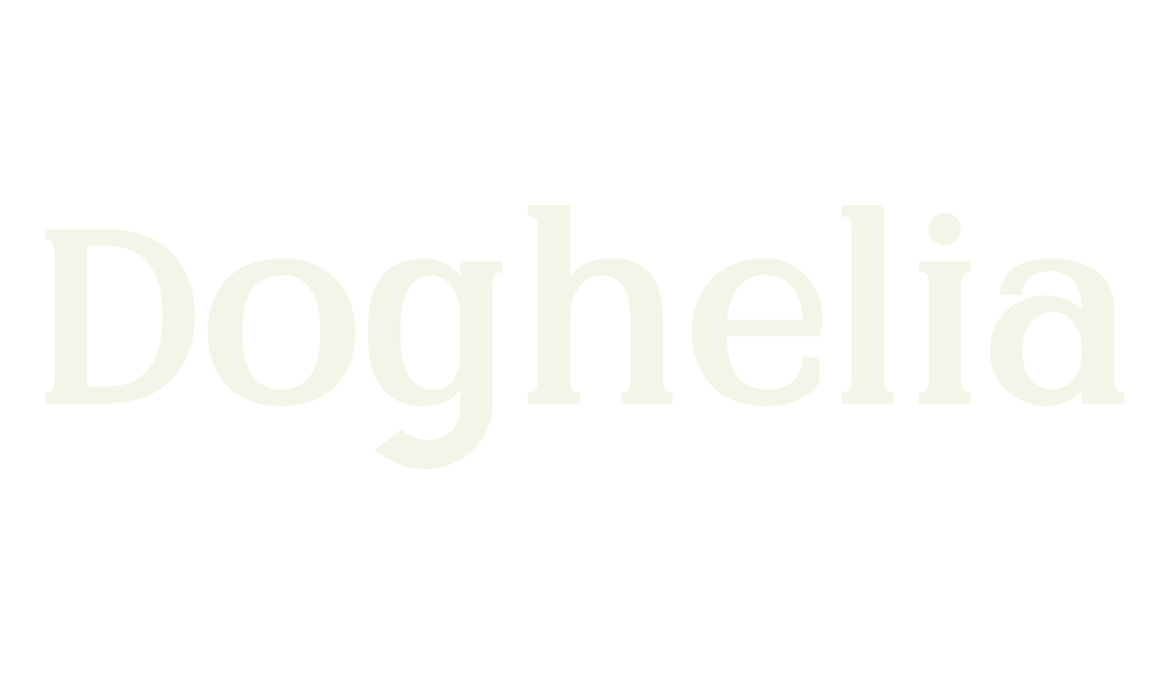 Doghelia, block font preview