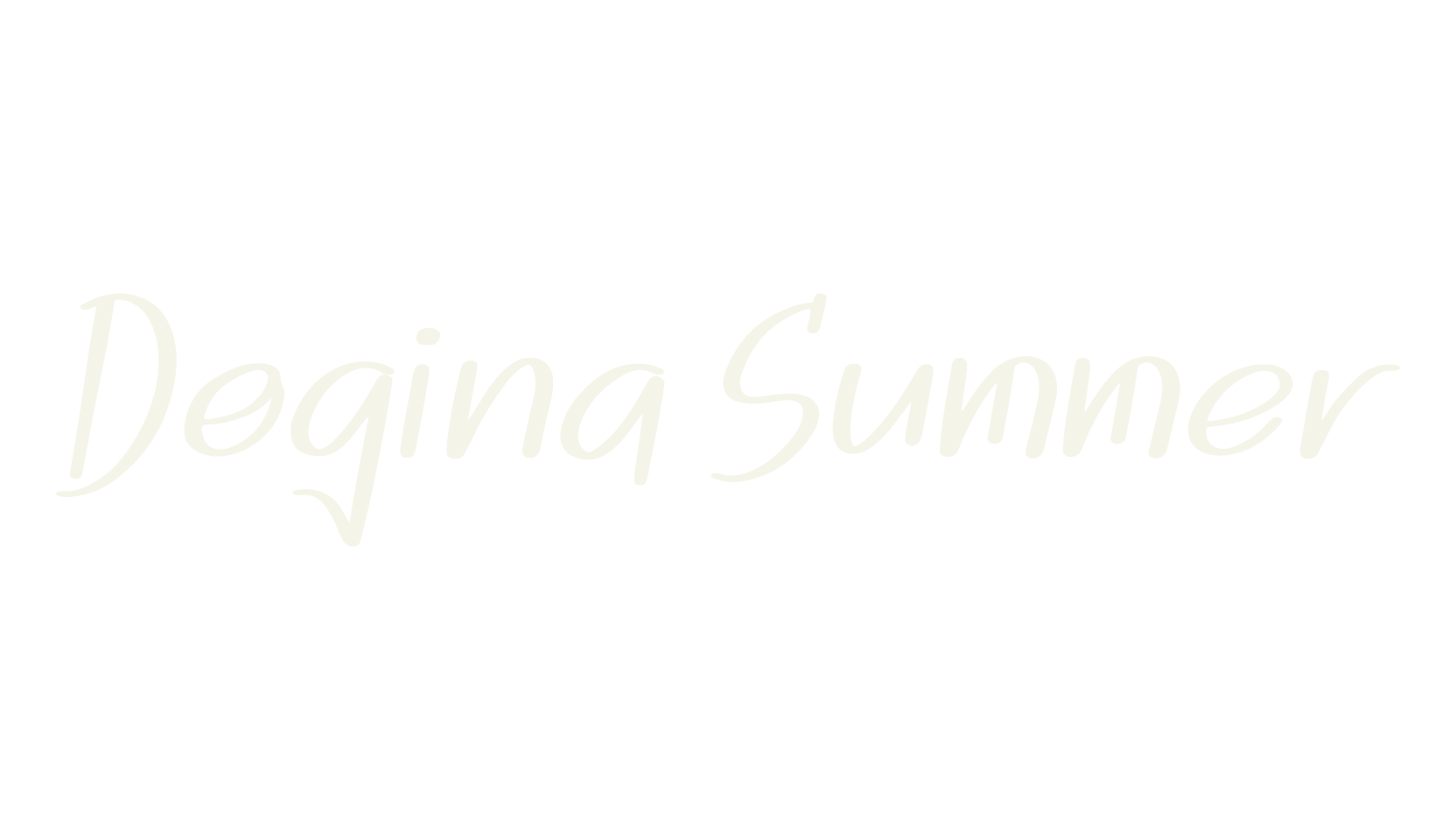 Dogina Summer, procreate font preview