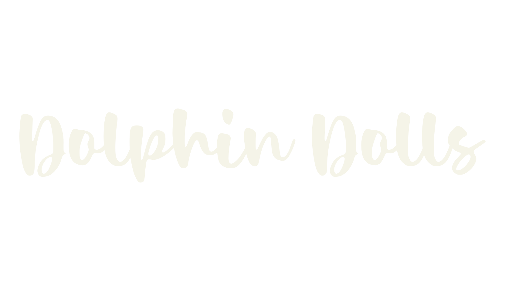 Dolphin Dolls, fashion sign font preview
