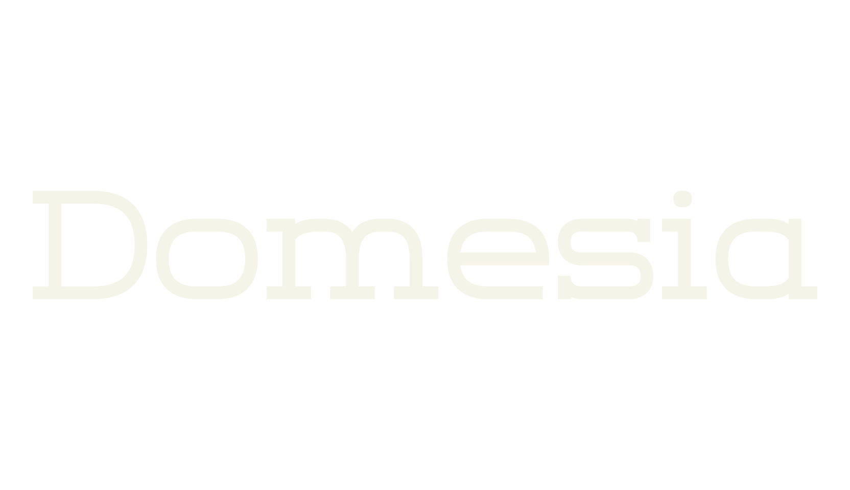 Domesia, serif font preview