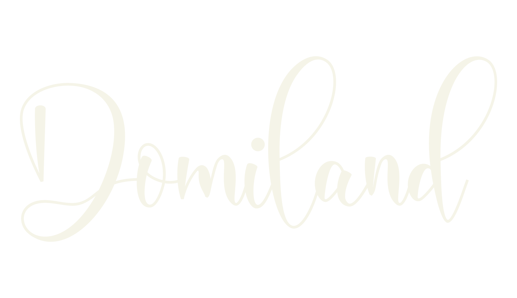 Domiland, cricut font preview