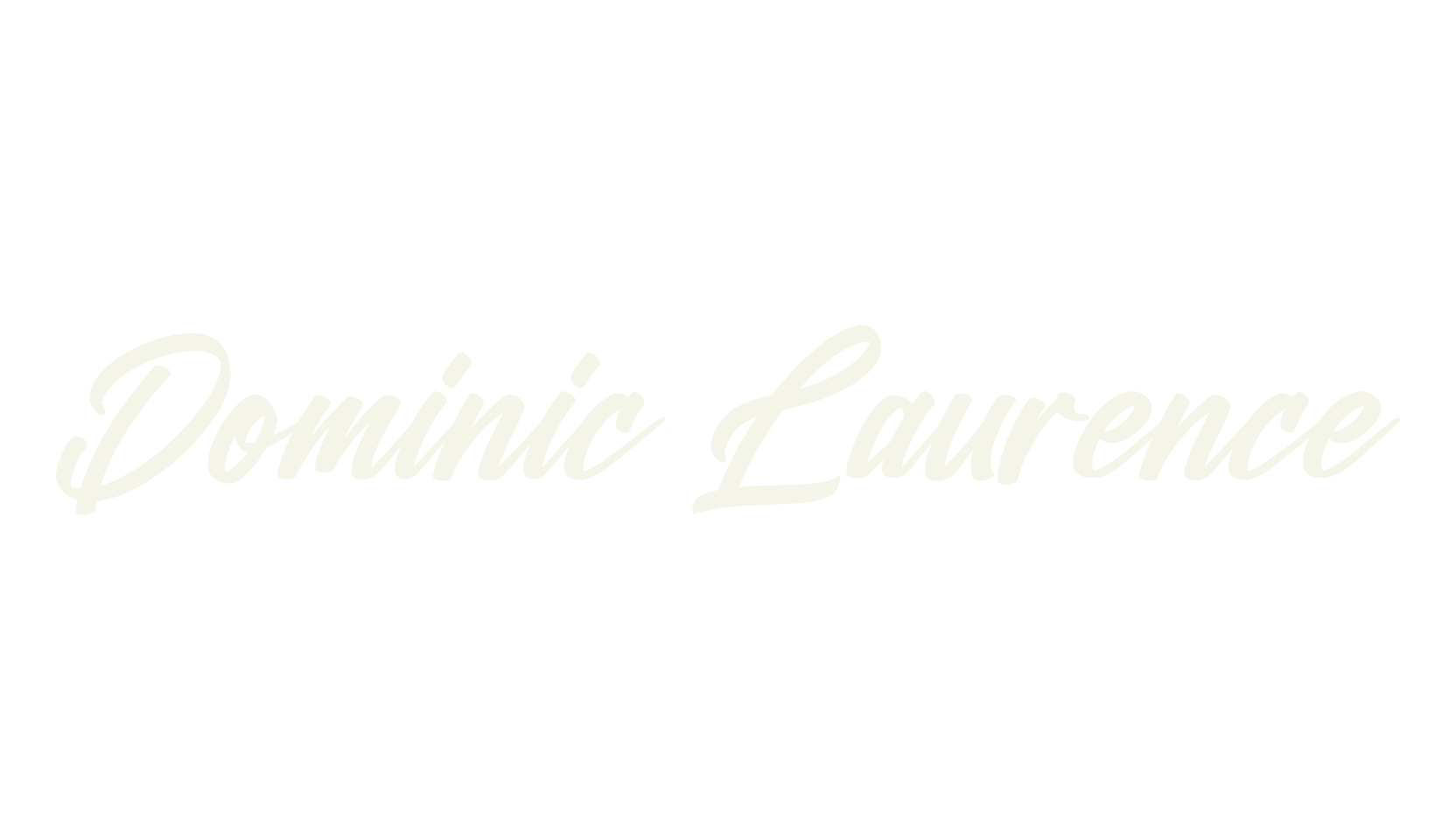 Dominic Laurence, script font preview