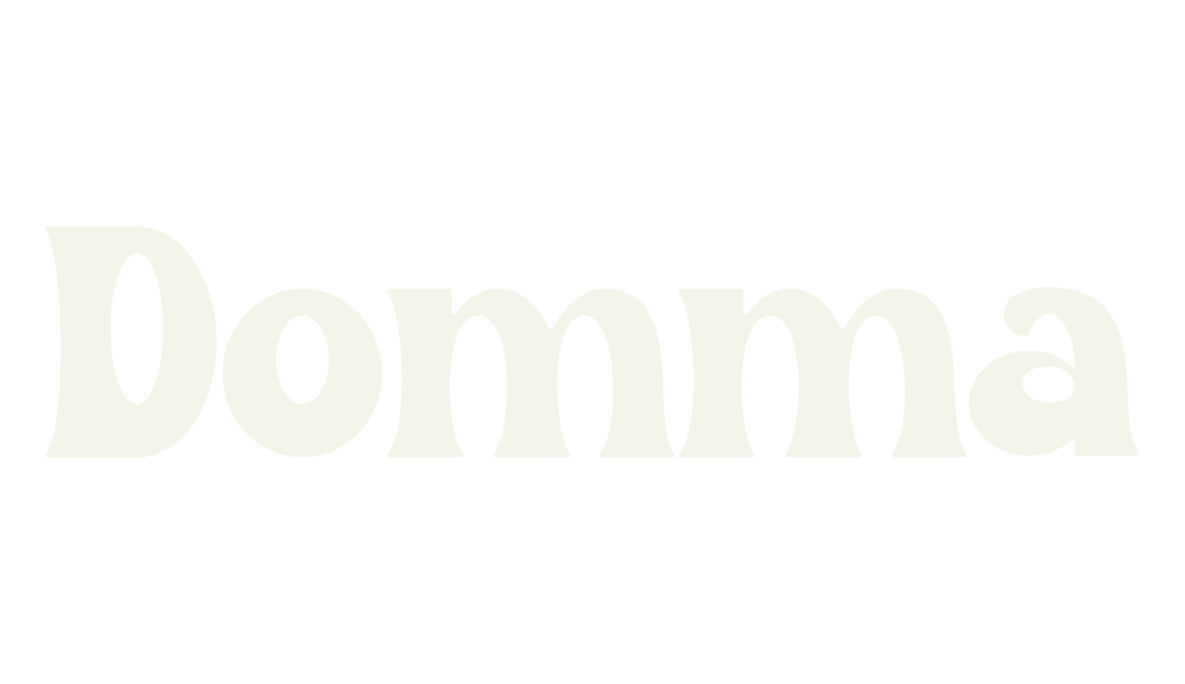 Domma, bold font preview