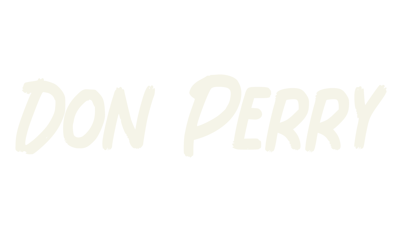 Don Perry, cool font preview