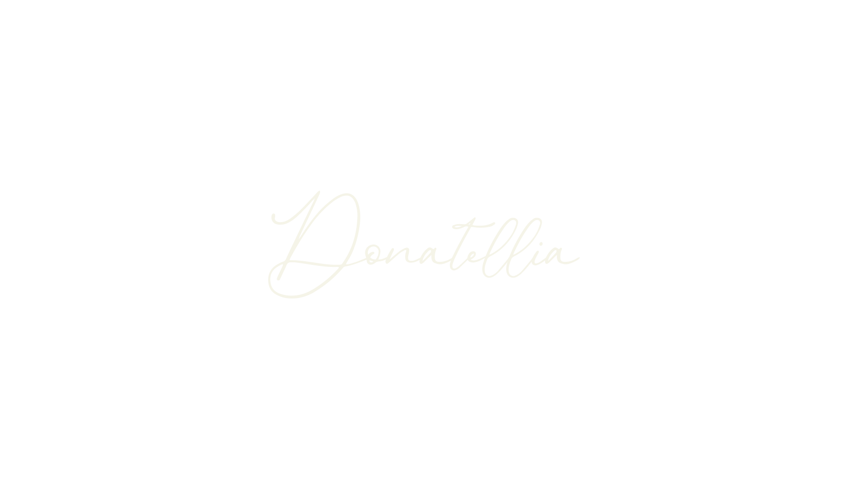 Donatellia, signature font preview