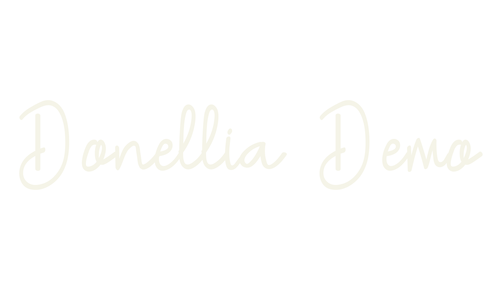 Donellia Demo, beautiful font preview