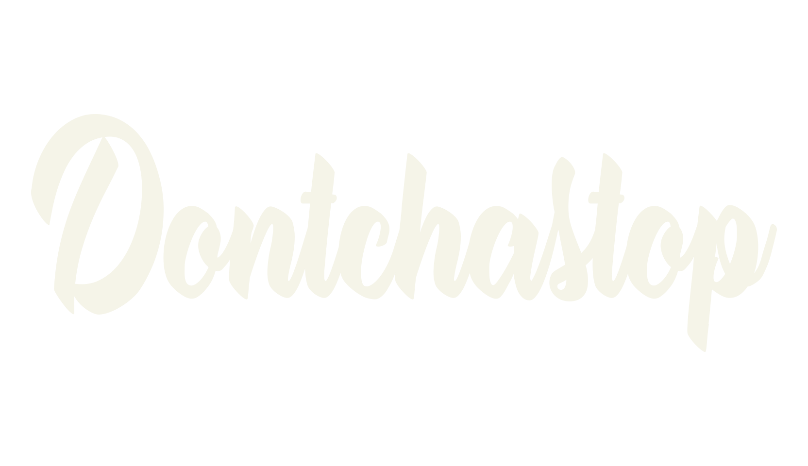 Dontchastop, fashion script font preview