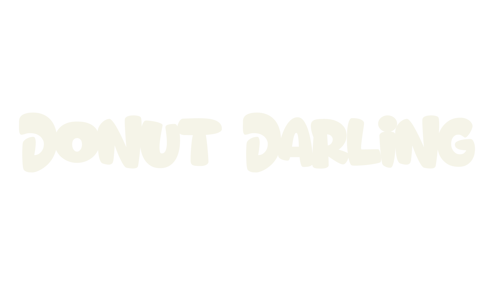 Donut Darling, food font preview