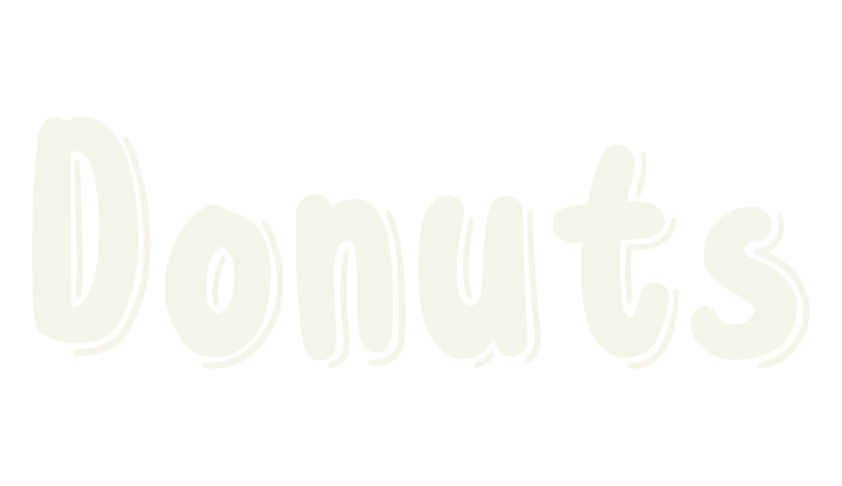 Donuts, fashion script font preview