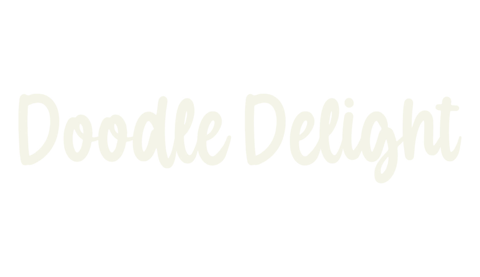 Doodle Delight, lettering font preview