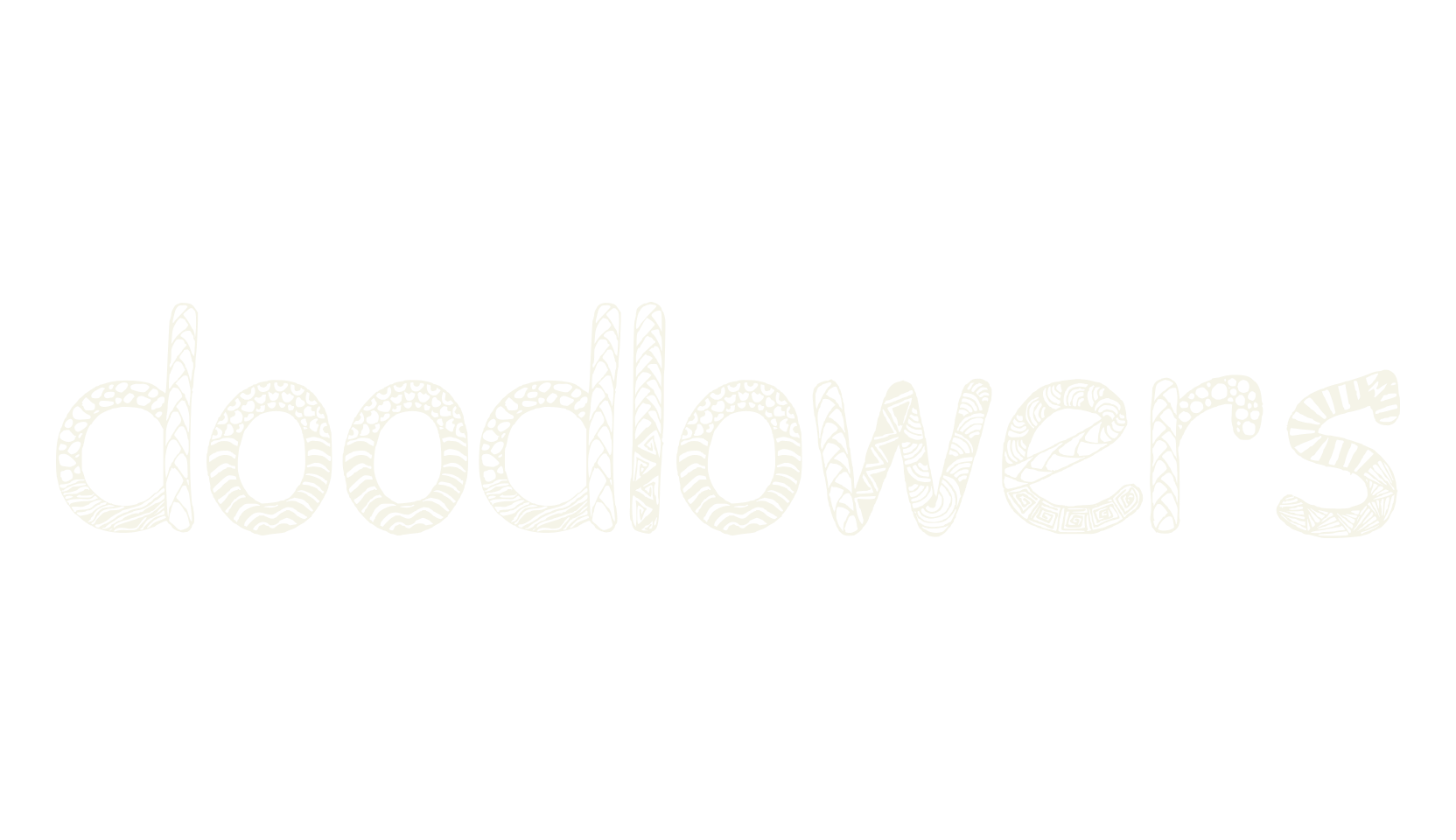 Doodlowers, doodles font preview