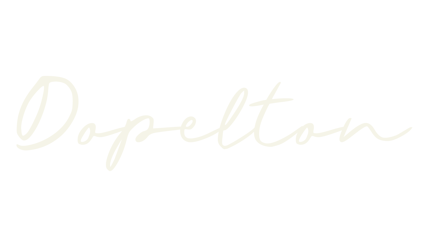 Dopelton, handwriting font preview