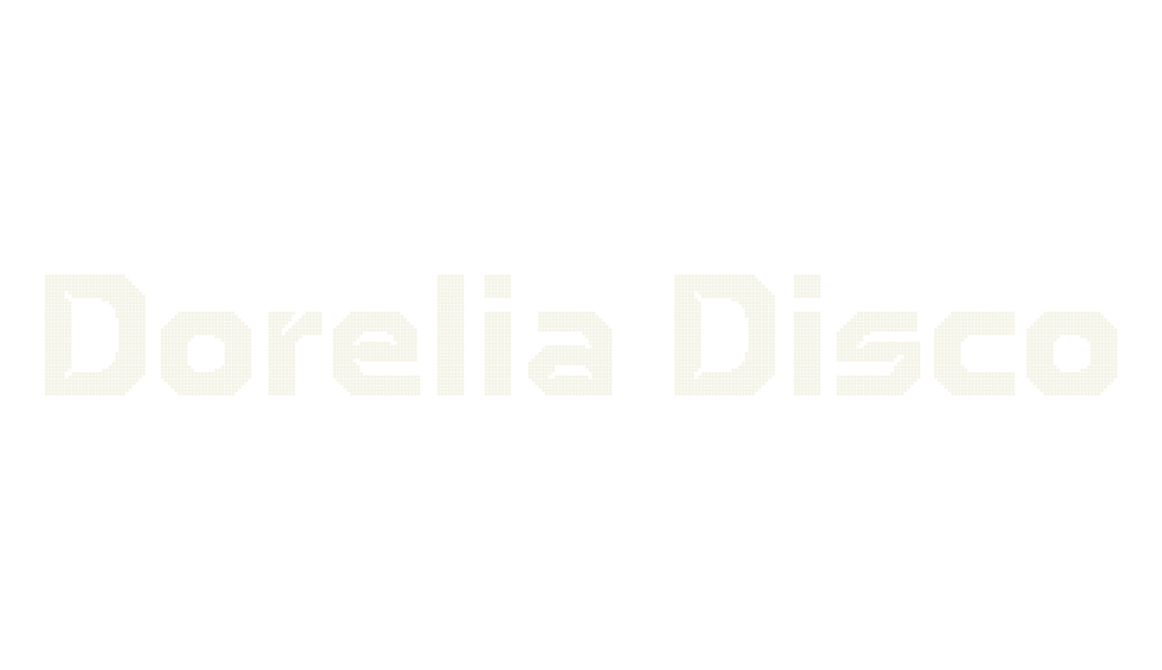 Dorelia Disco, pixel font preview