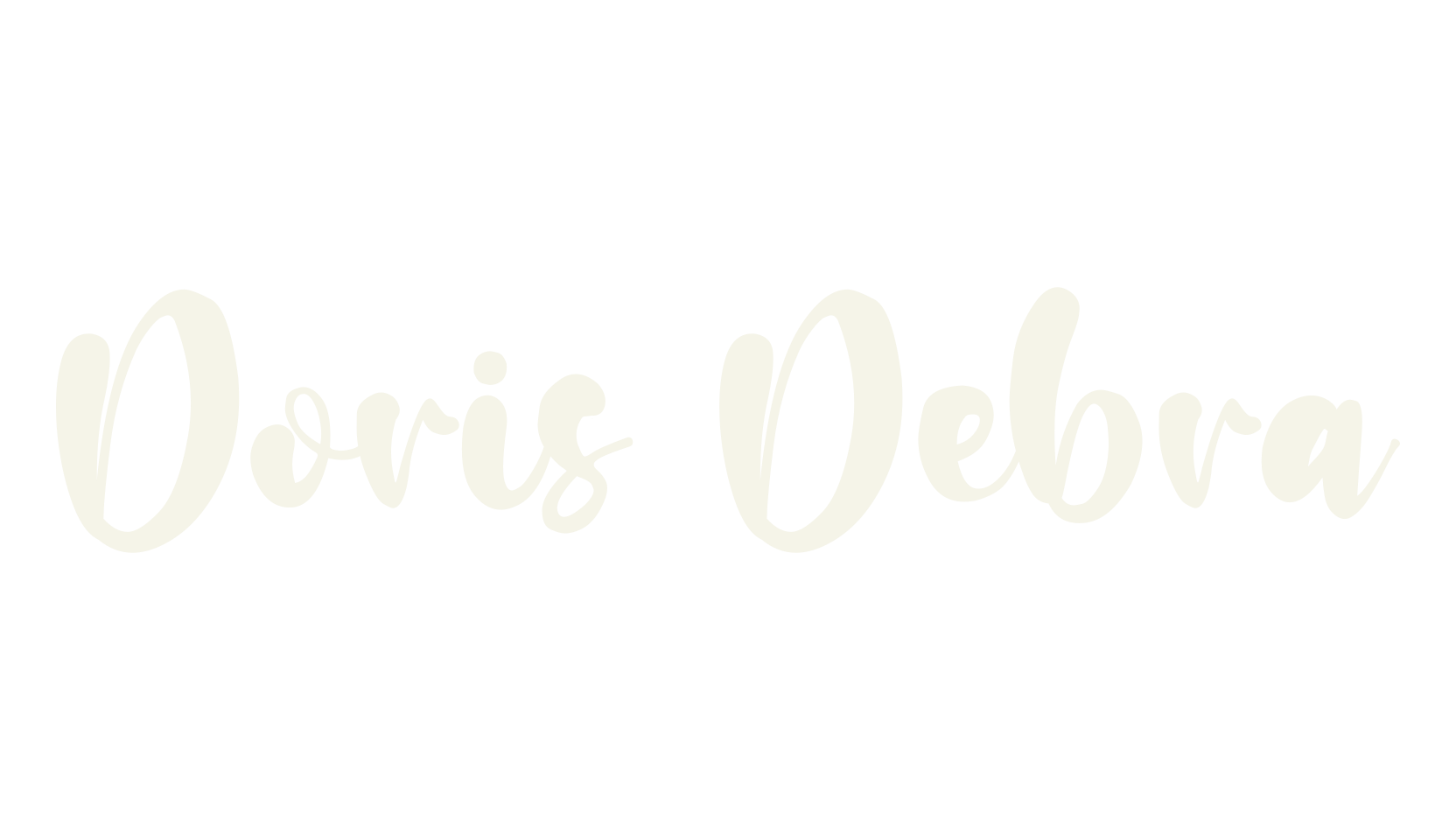Doris Debra, fashion sign font preview