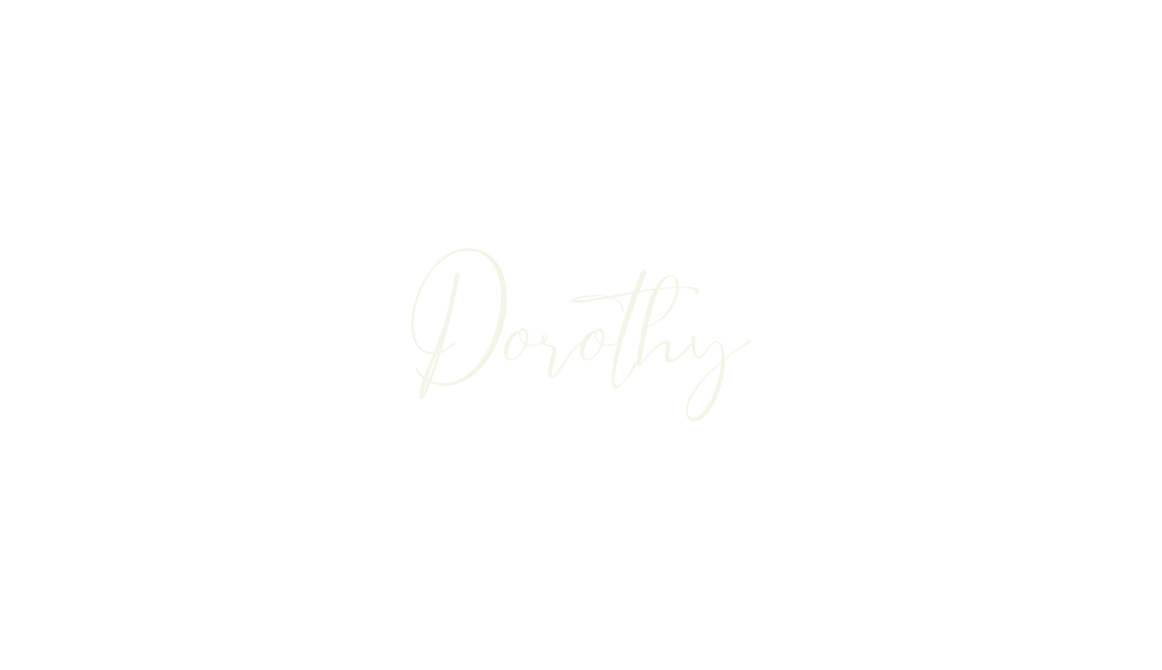 Dorothy, calligraphy font preview