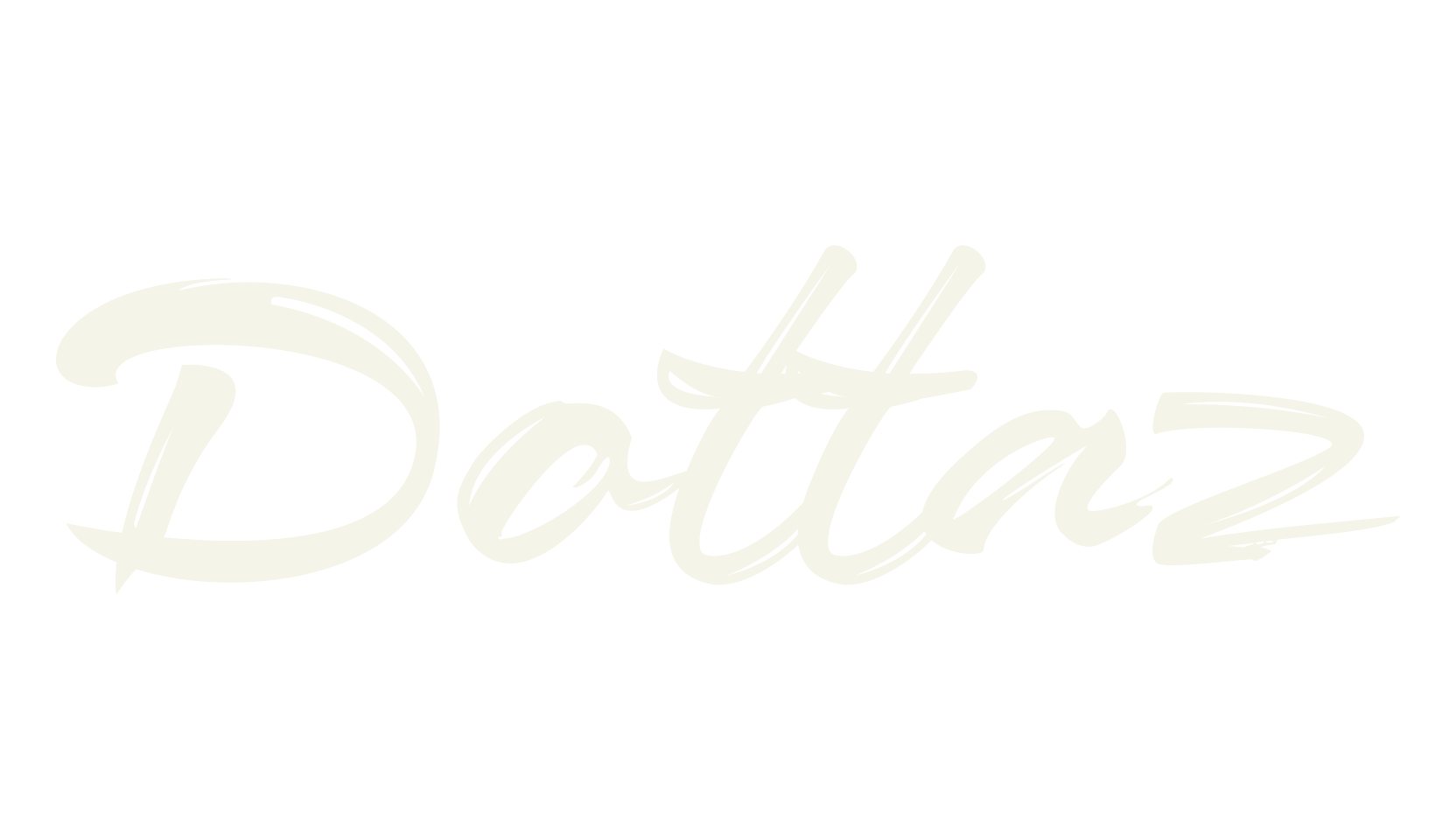 Dottaz, paintbrush font preview