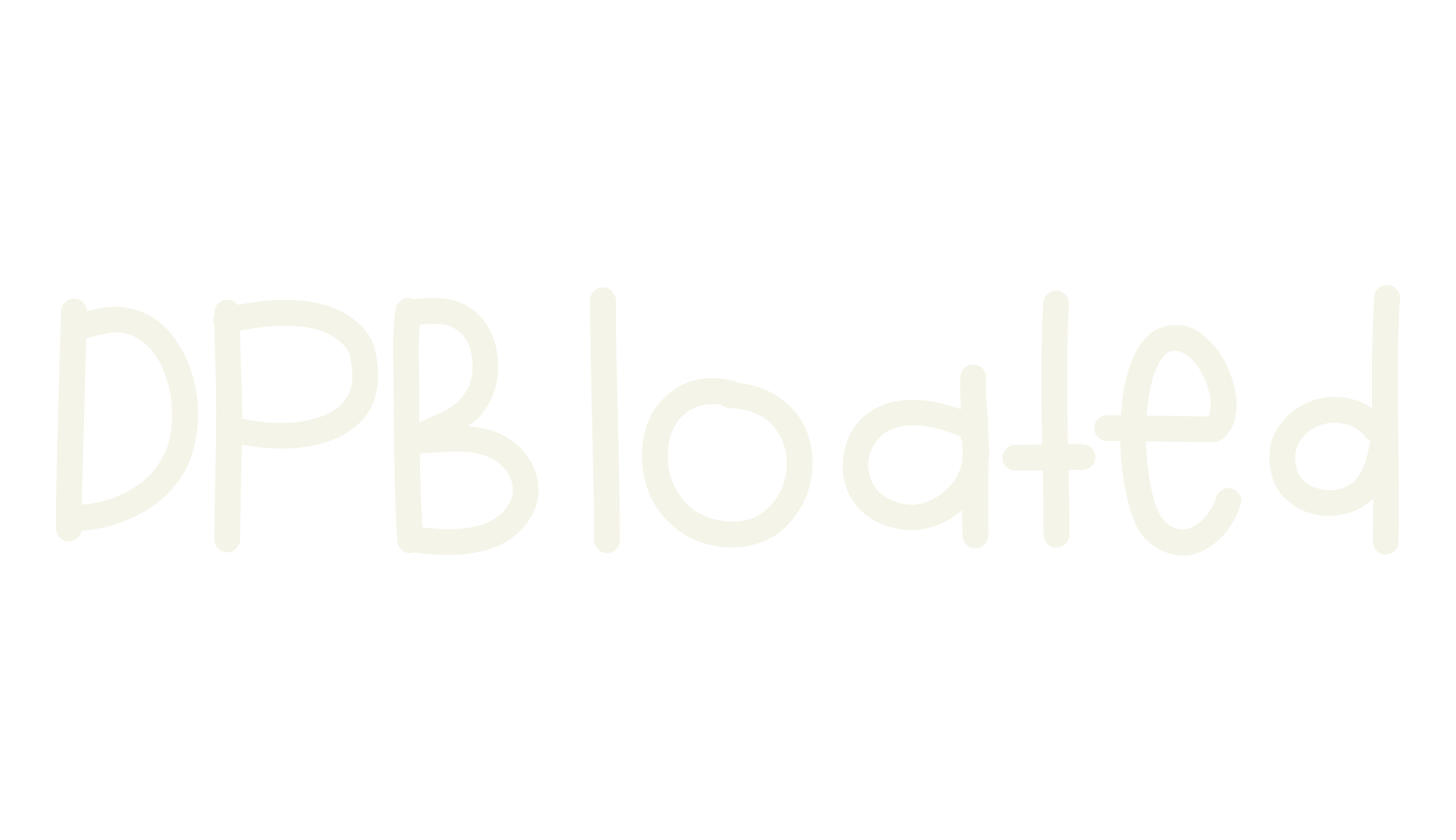 DPBloated, cute font preview
