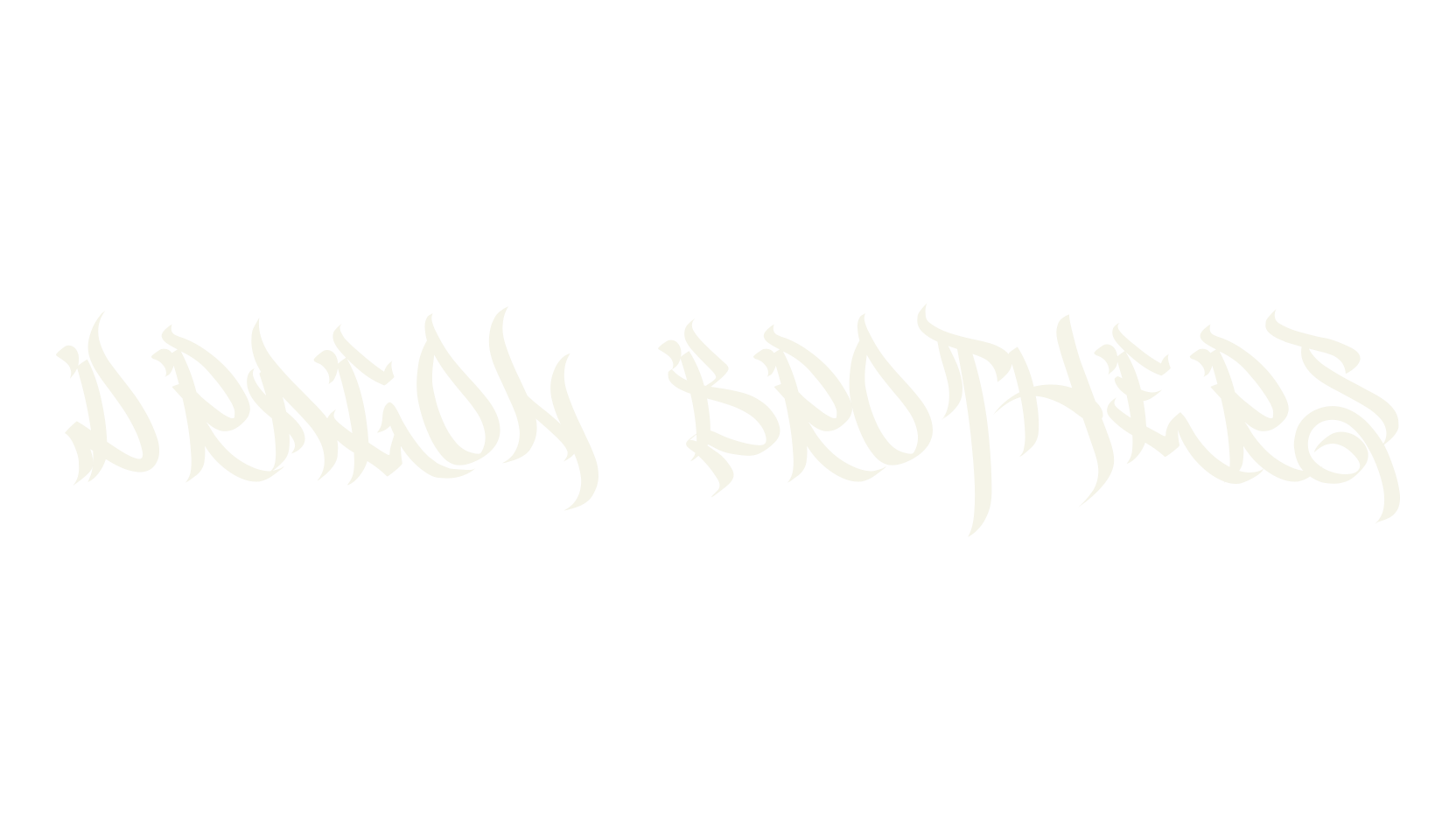 Dragon Brothers, graffiti font preview