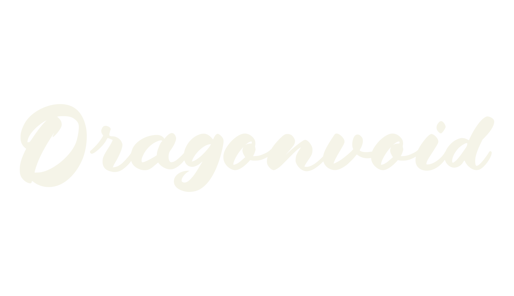 Dragonvoid, calligraphy font preview