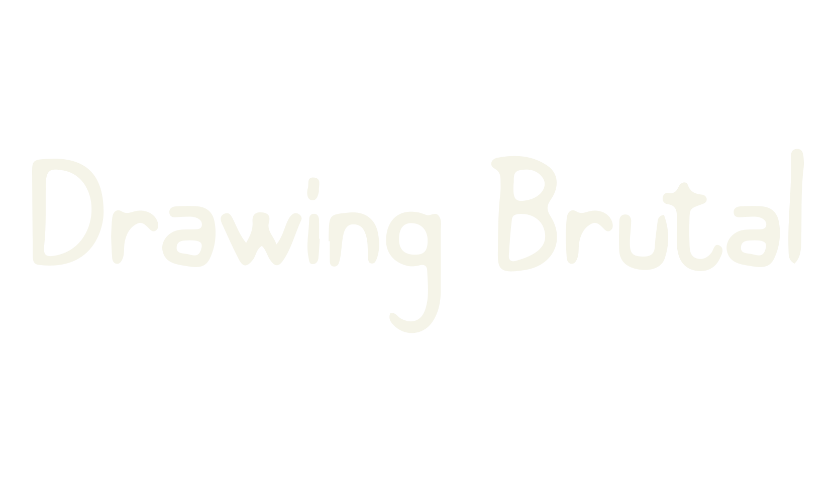 Drawing Brutal, graffiti font preview