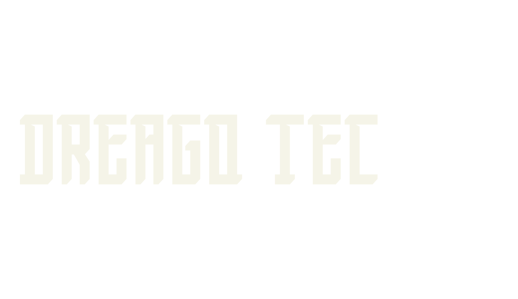 Dreago Techno, display market font preview