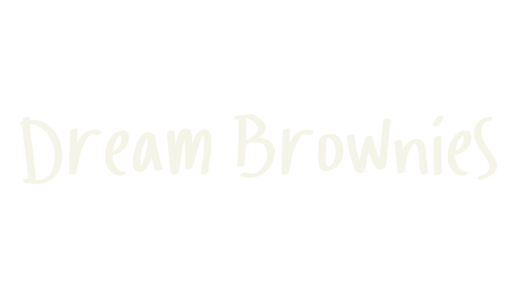 Dream Brownies, cute font preview