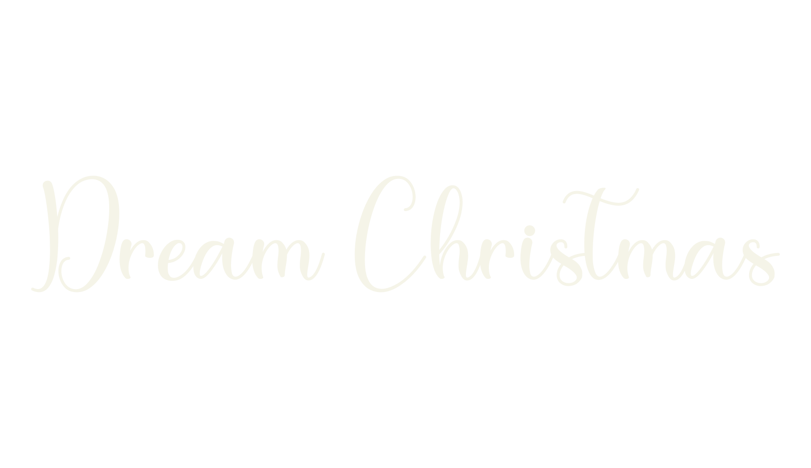 Dream Christmas, christmas font preview