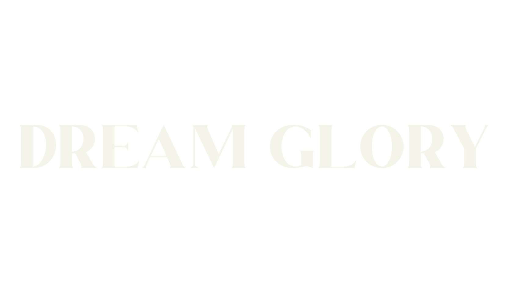Dream Glory, cursive font preview