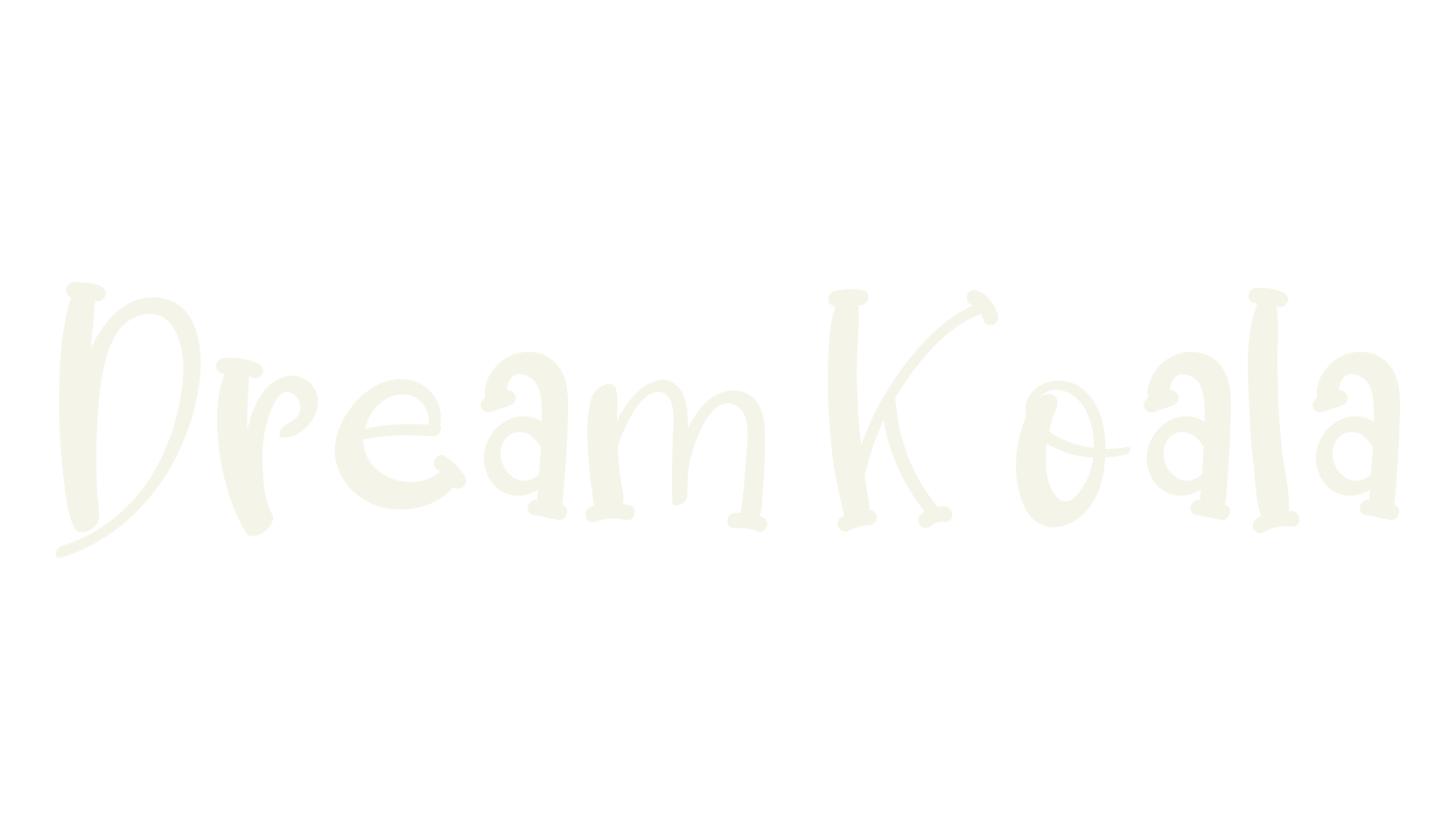 Dream Koala, children font preview
