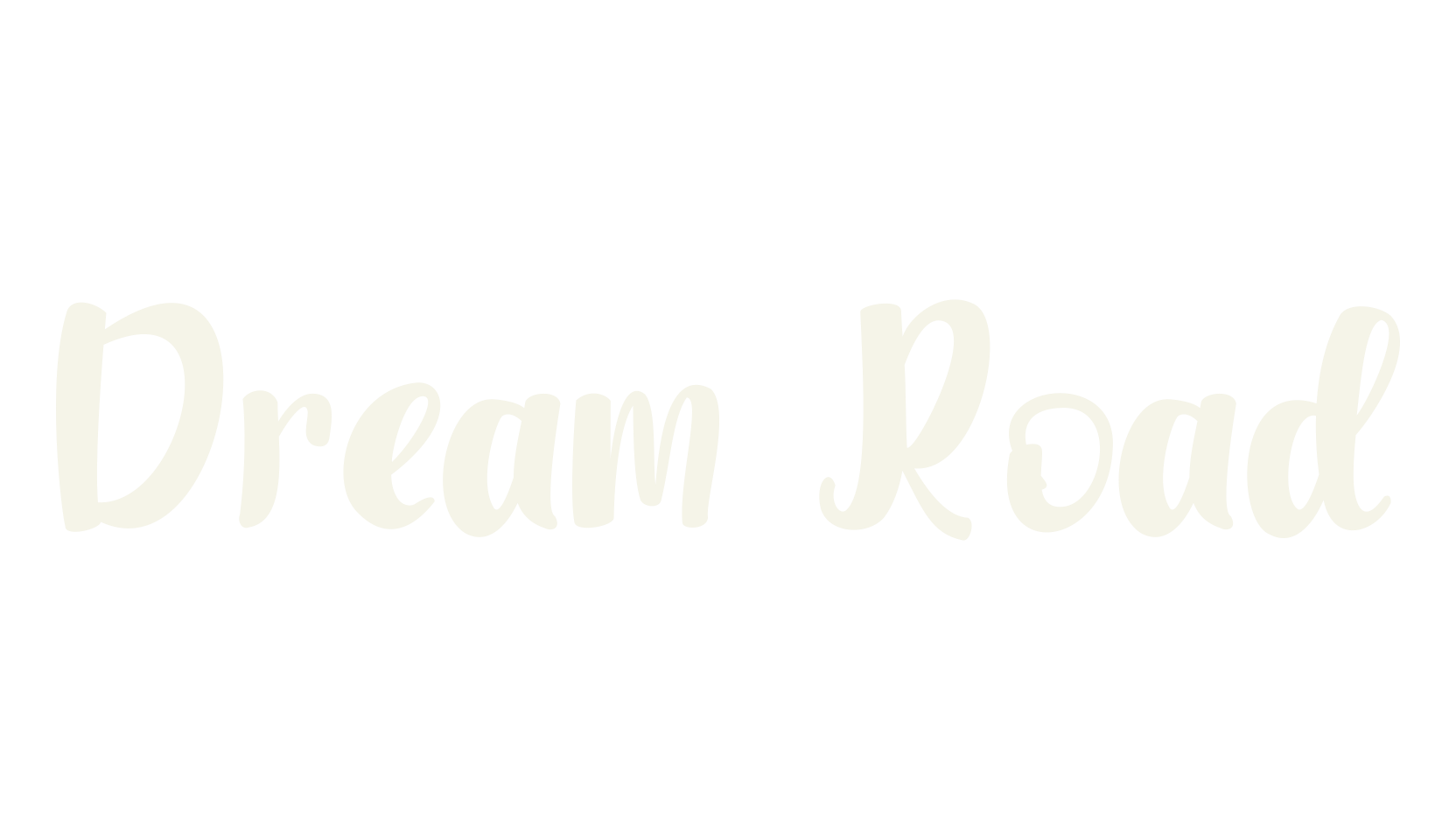 Dream Road, fun font preview