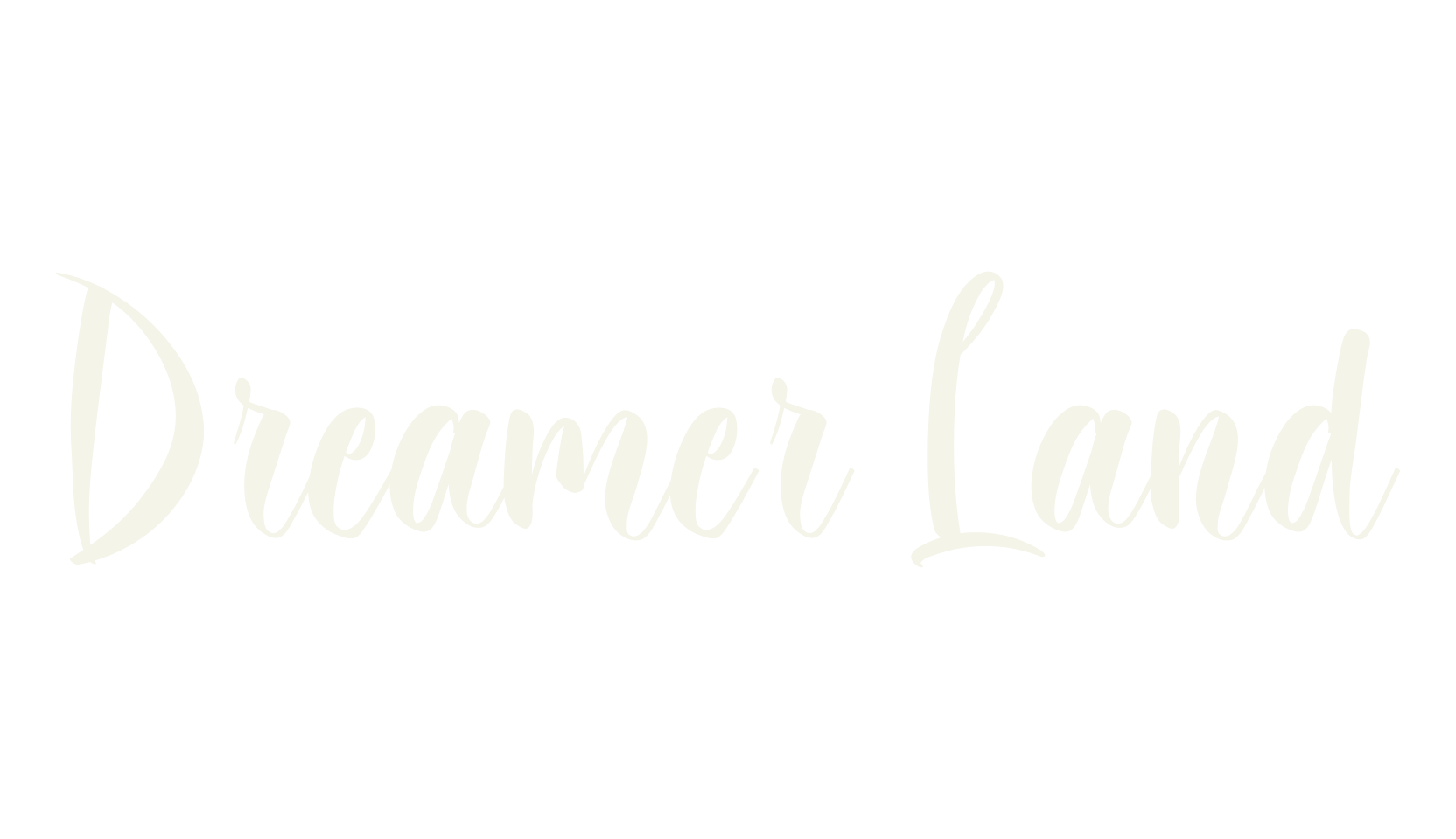 Dreamer Land, bold font preview