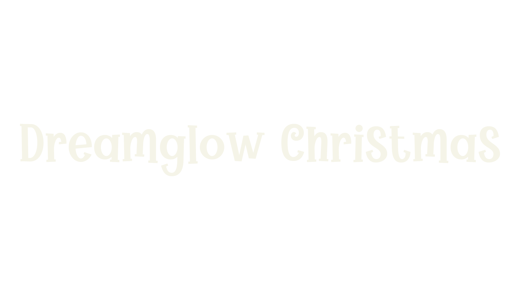 Dreamglow Christmas, christmas font preview