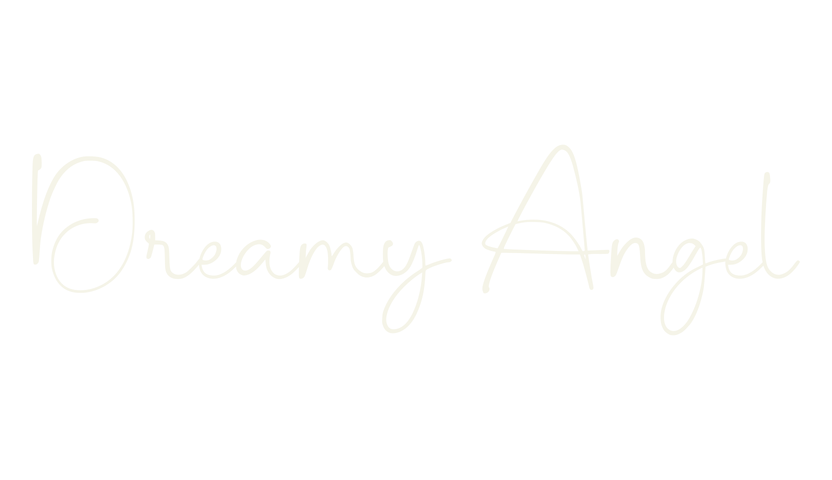 Dreamy Angel, handwriting font preview