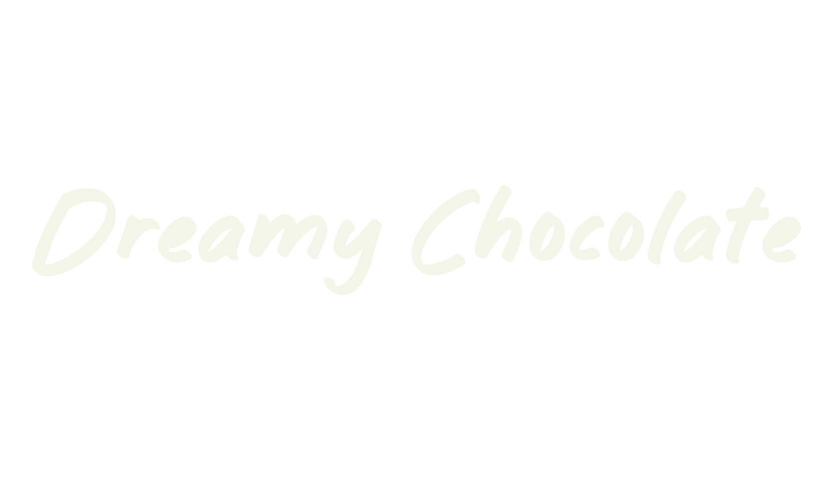 Dreamy Chocolate, handwriting font preview