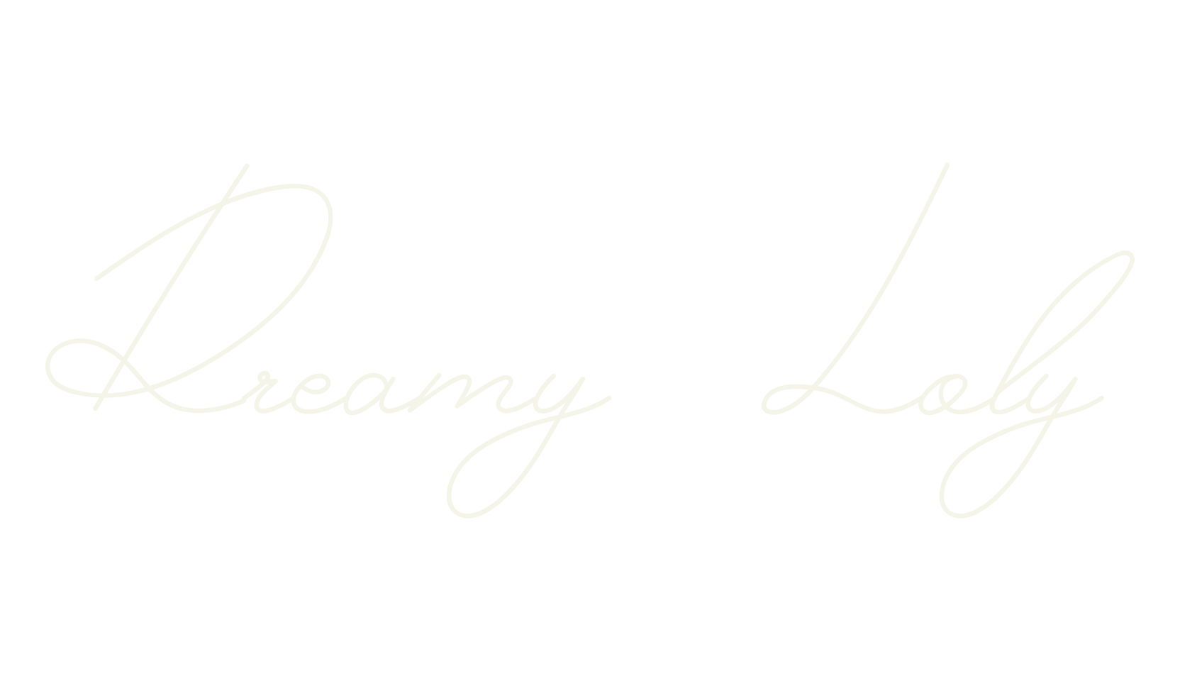 Dreamy Loly, thin font preview