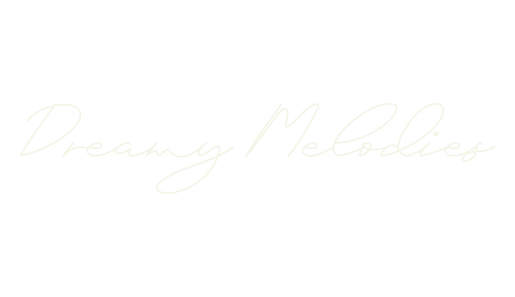 Dreamy Melodies, elegant font preview