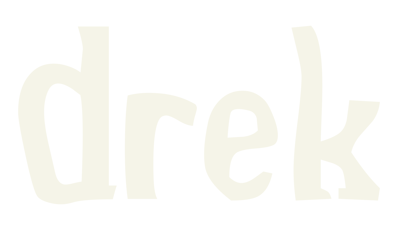 Drek, wavy font preview