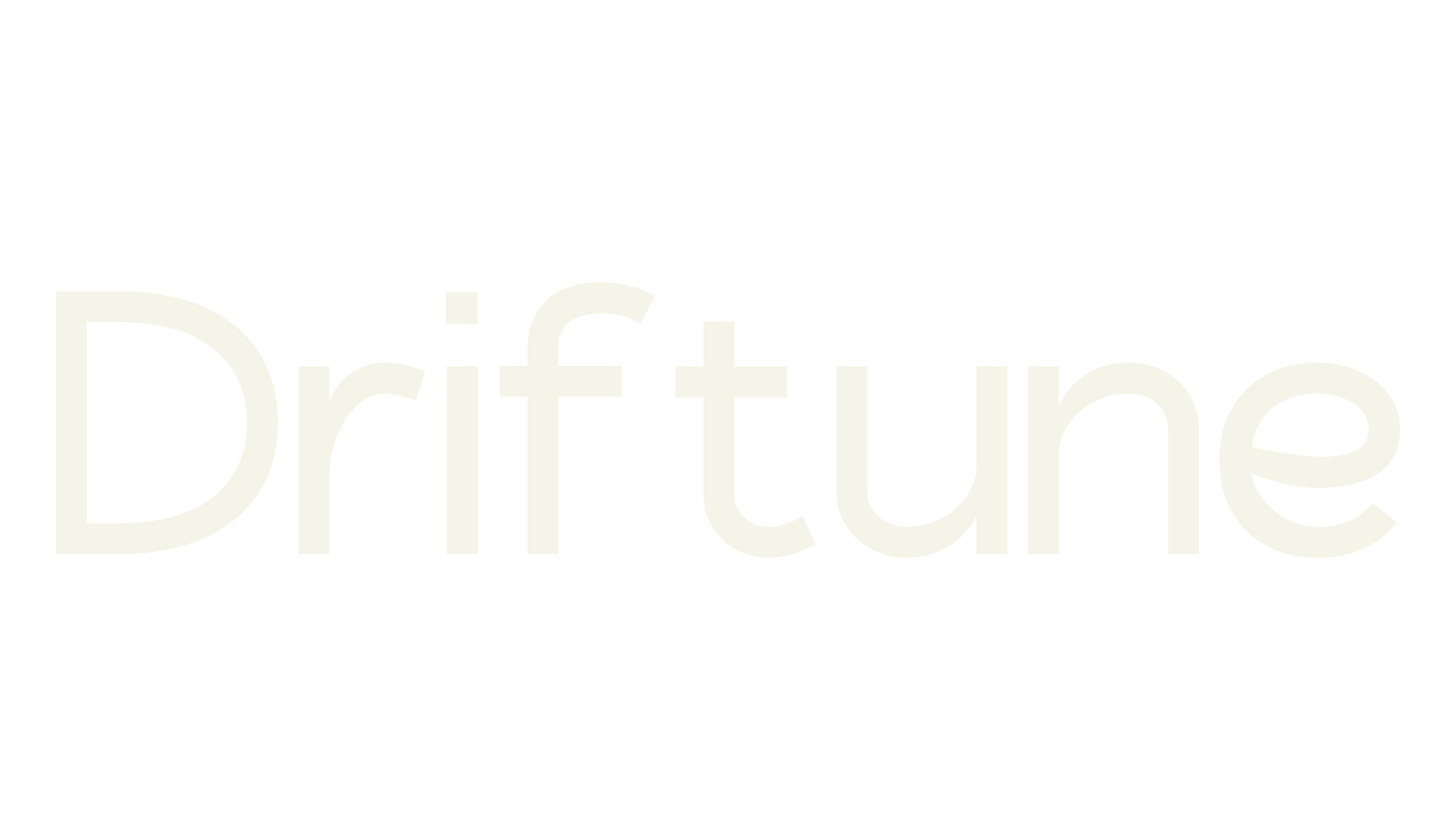 Driftune, sans serif font preview