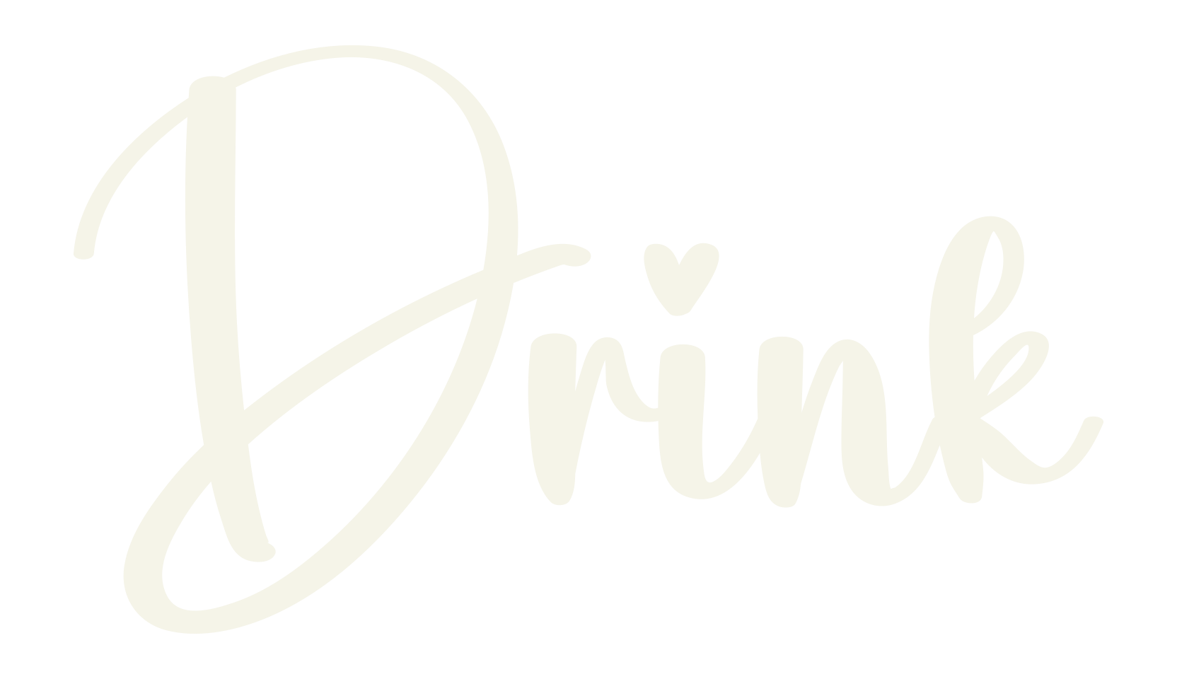 Drink, calligraphy font preview