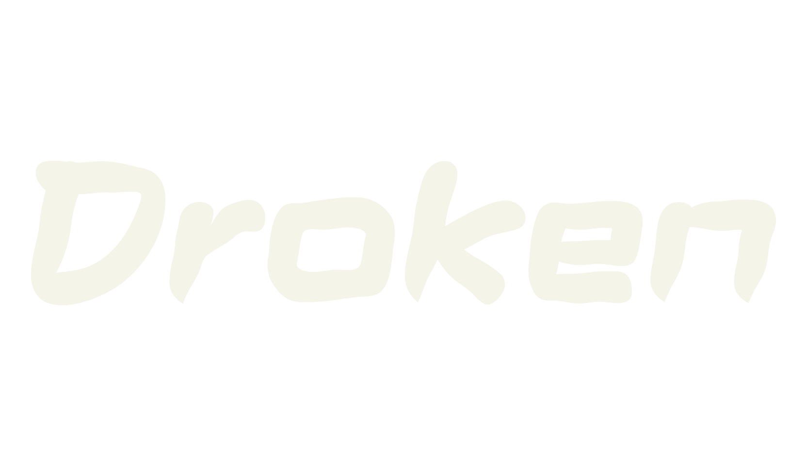 Droken, scary font preview