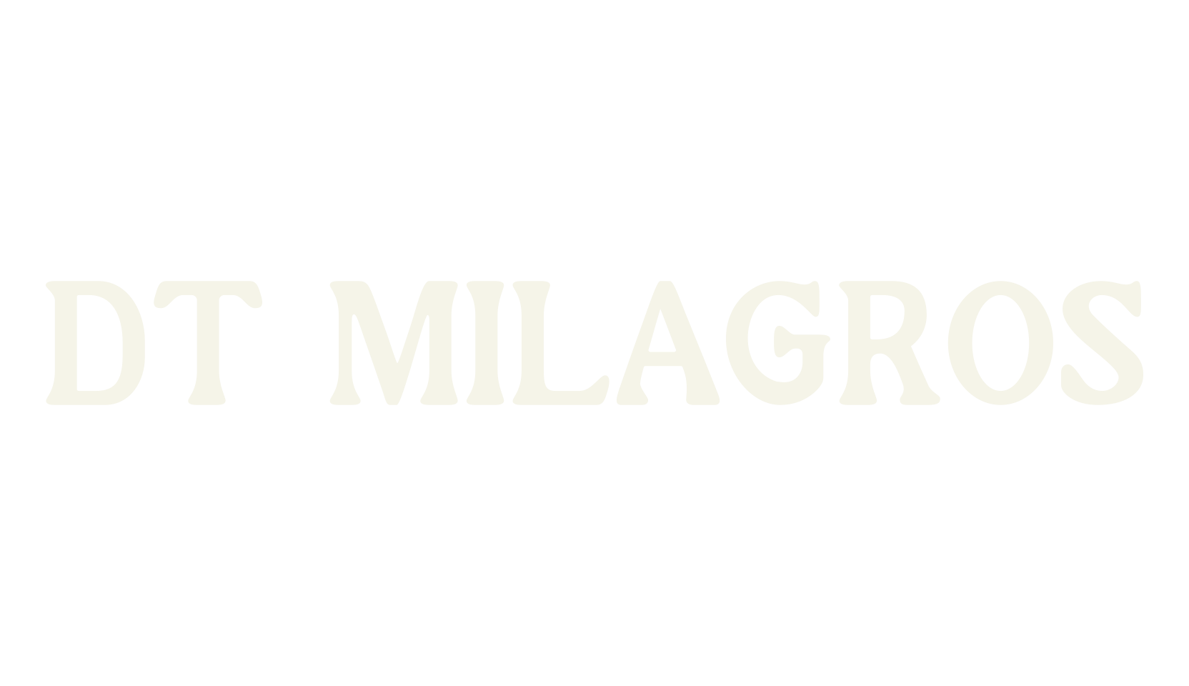 DT Milagros, rubber stamp font preview