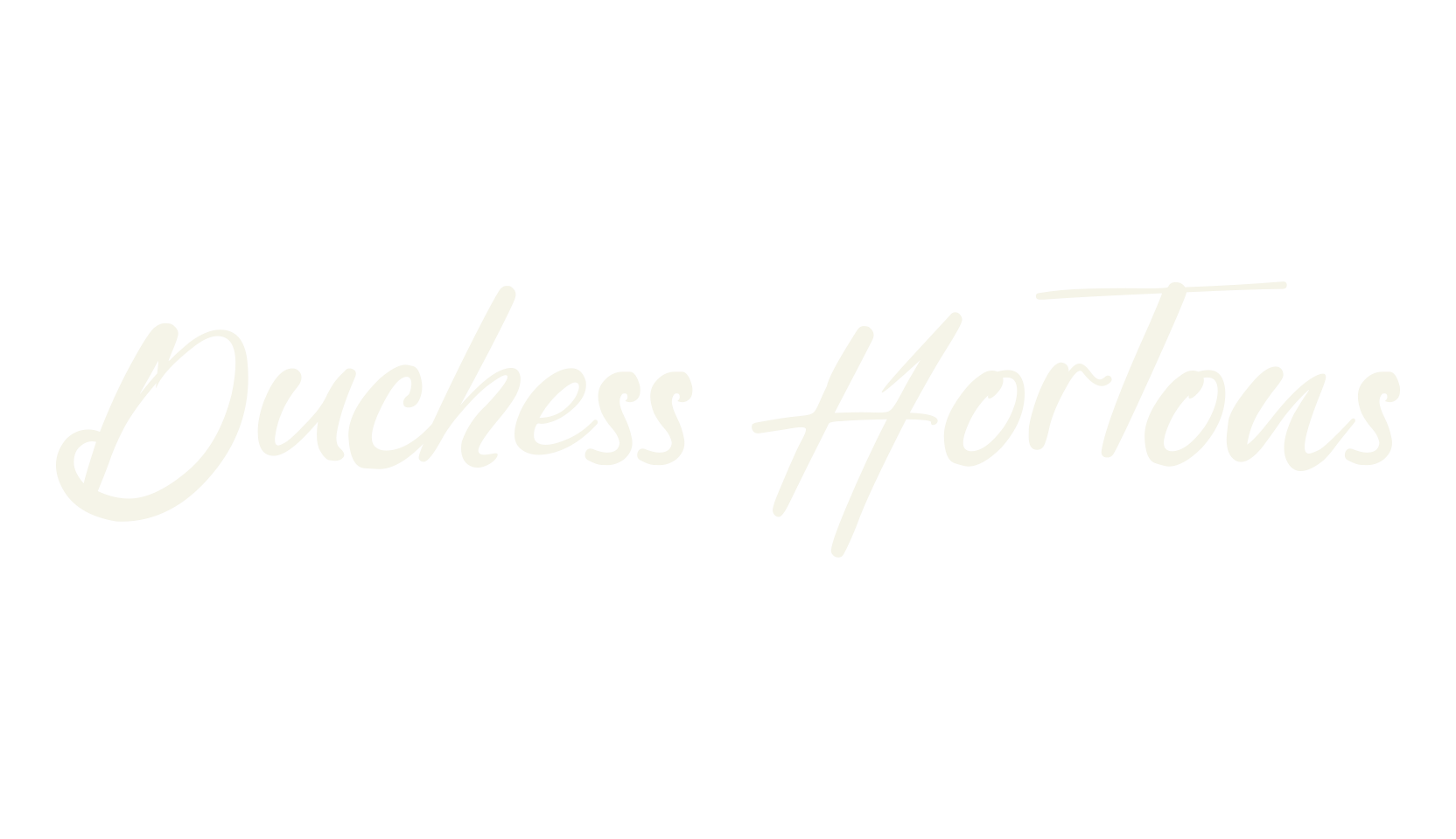 Duchess Hortons, fashion script font preview